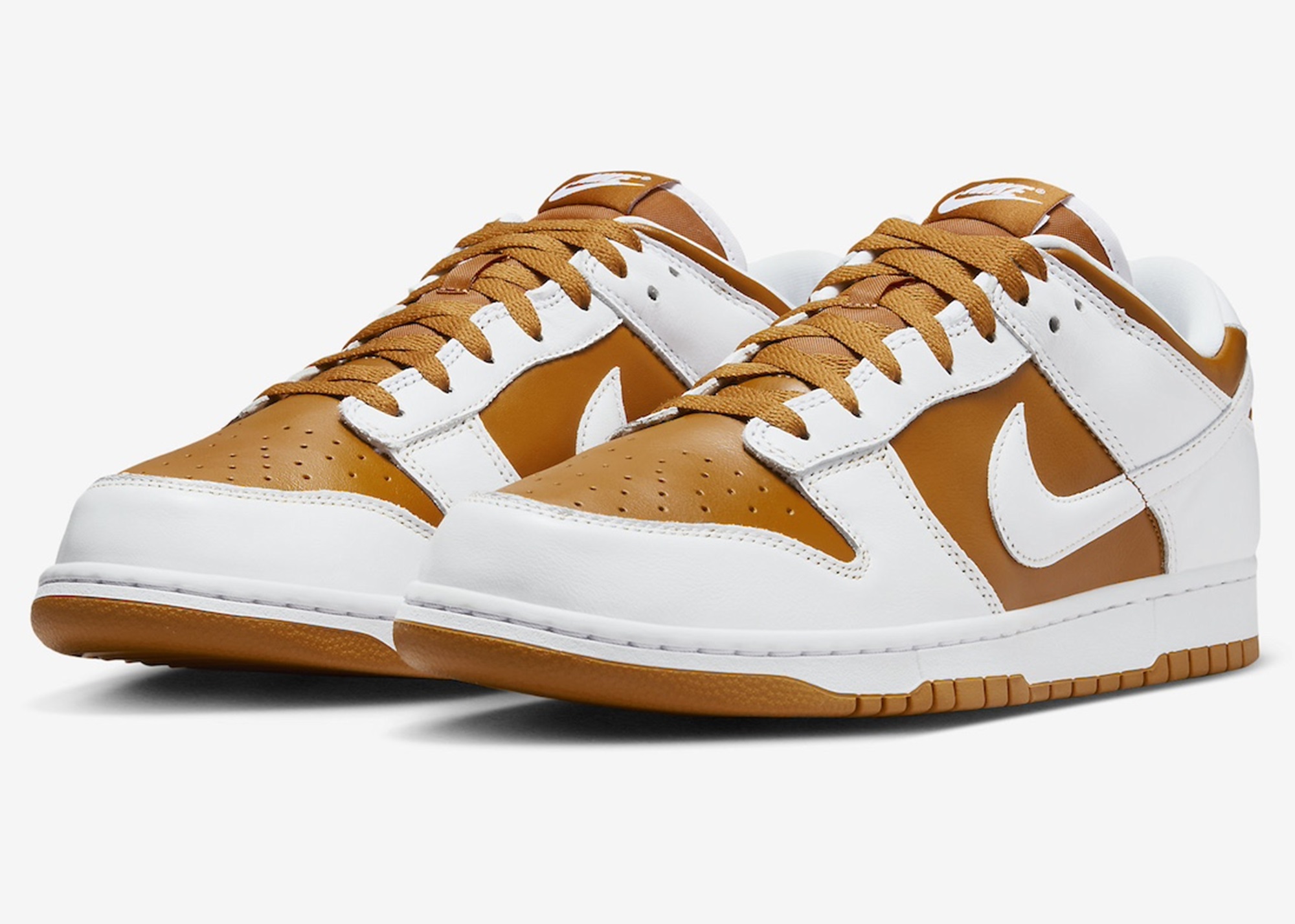 Nike Dunk Low Reverse Curry sneakers white background