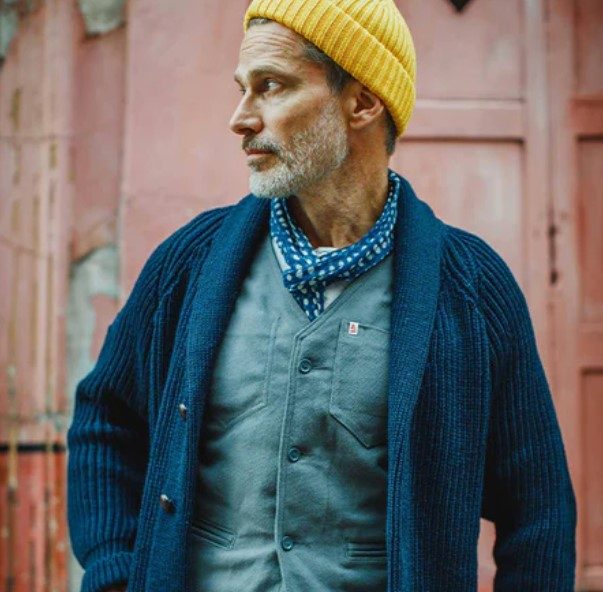 &Sons Pioneer British Wool Cardigan