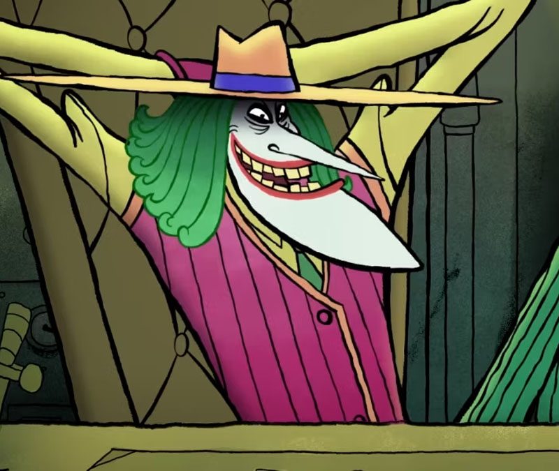 The Joker takes control in Merry Little Batman.