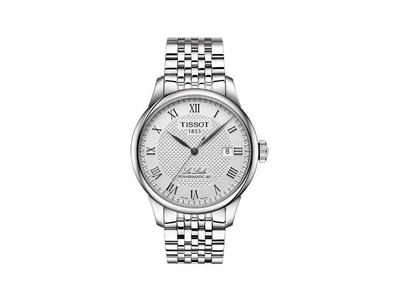 The Tissot Men's Le Locle has an interesting dial face pattern.