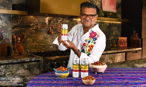 Rick Martinez with Topo Chico
