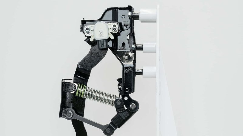 Toyota prototype EV shifter linkage