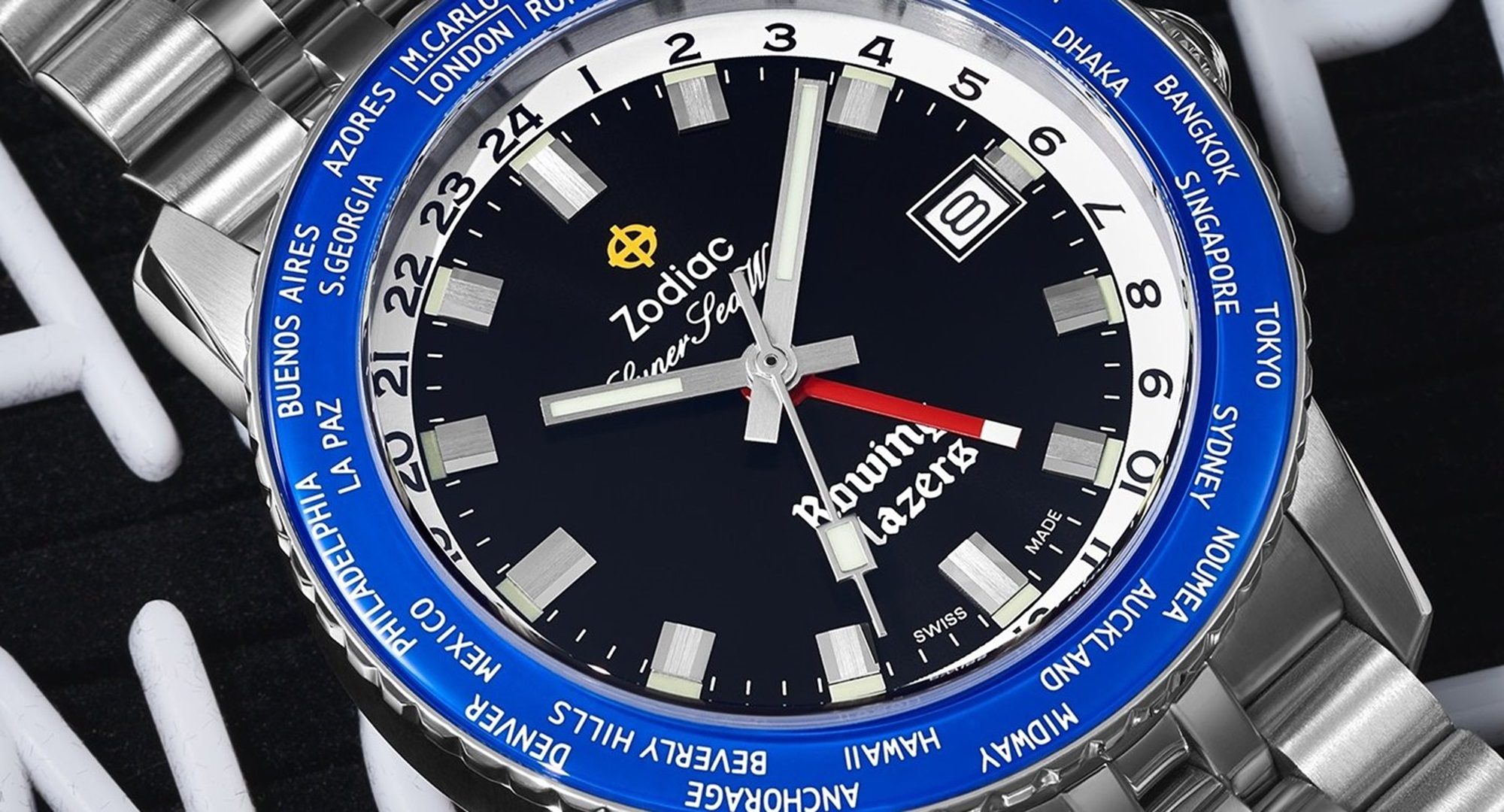 Zodiac watches, Rowing Blazers have a new GMT watch - The Manual