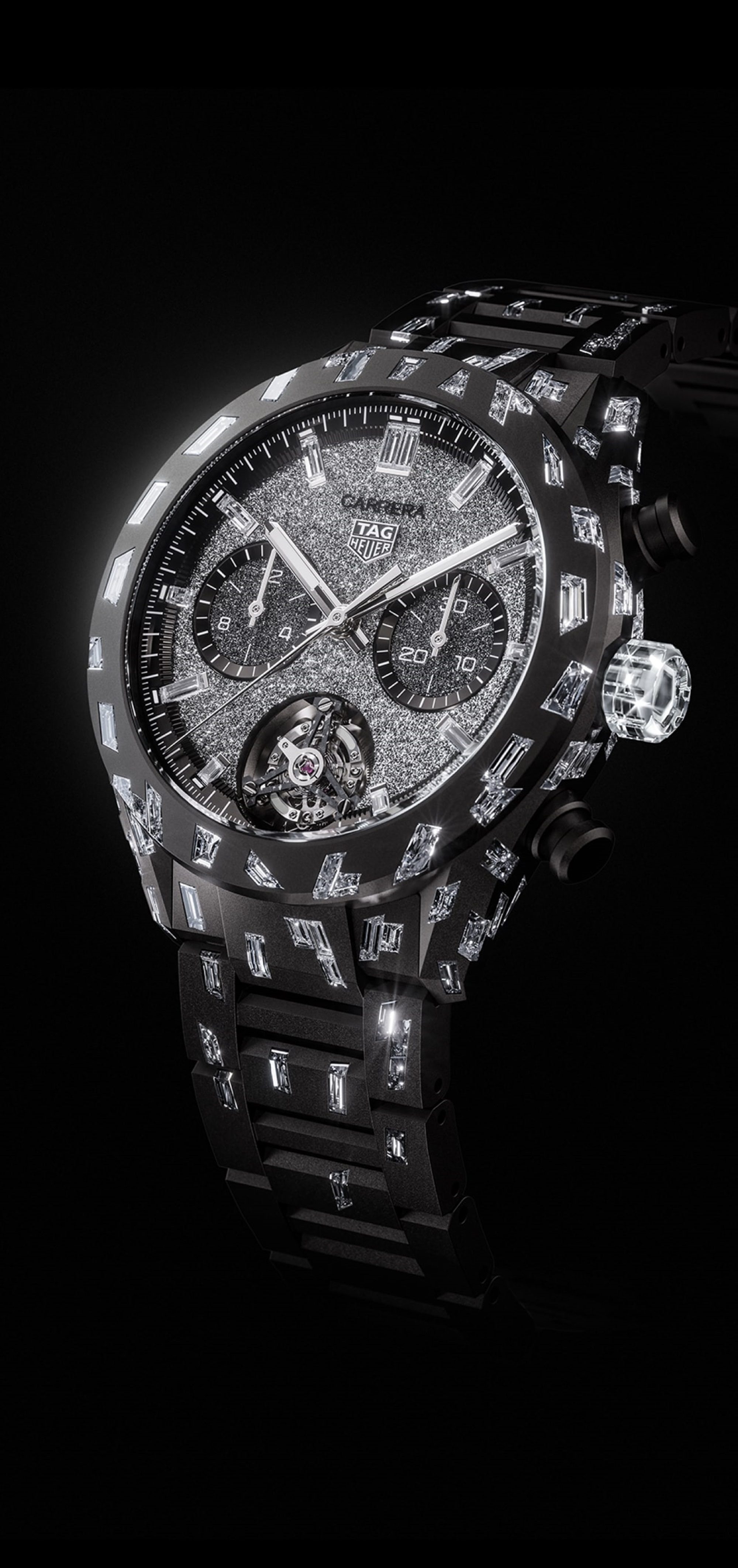 TAG Heuer Carrera Plasma Diamant D’Avant-Garde Chronograph Tourbillon 44mm
