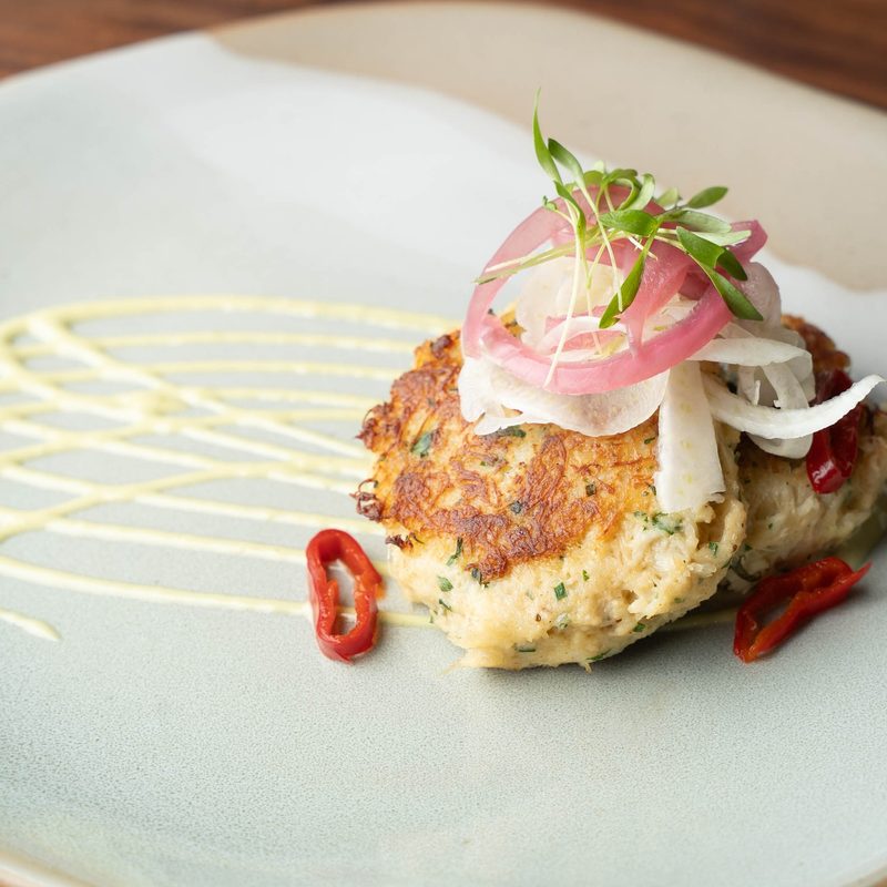 Ghost Tree crab cakes