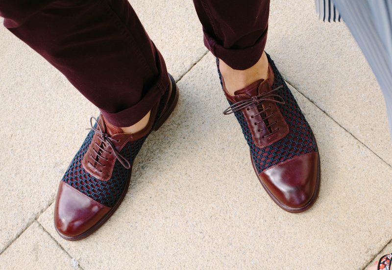 men's dress shoes from above