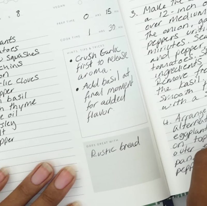 Papier recipe journal