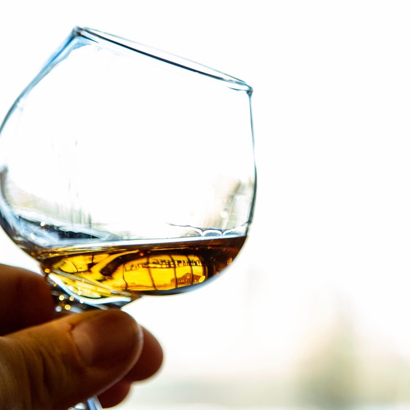 Whiskey in a glass