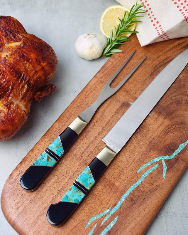 Santa Fe Steoneware carving set