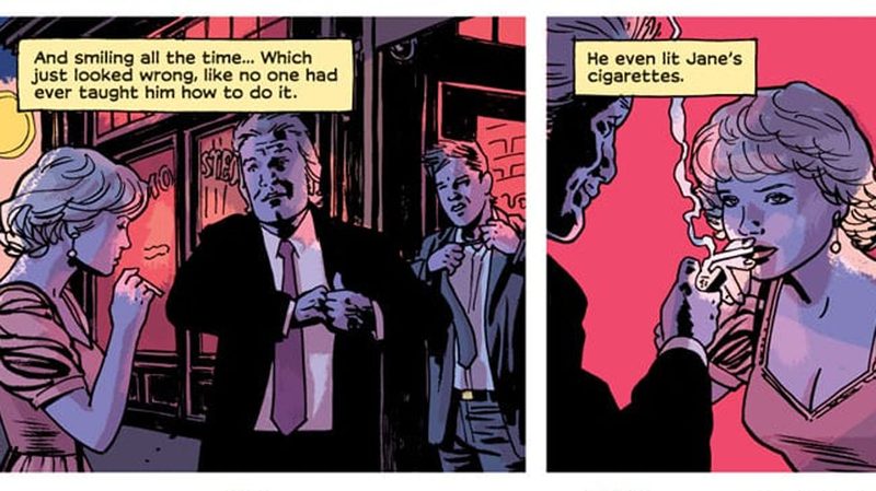 Two panels from Criminal: Cruel Summer.