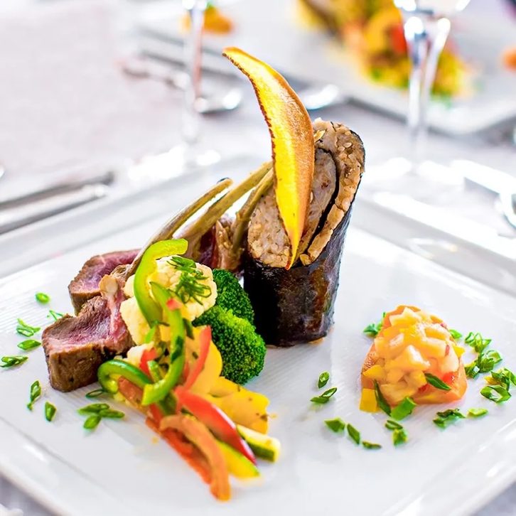 food at sandals grande