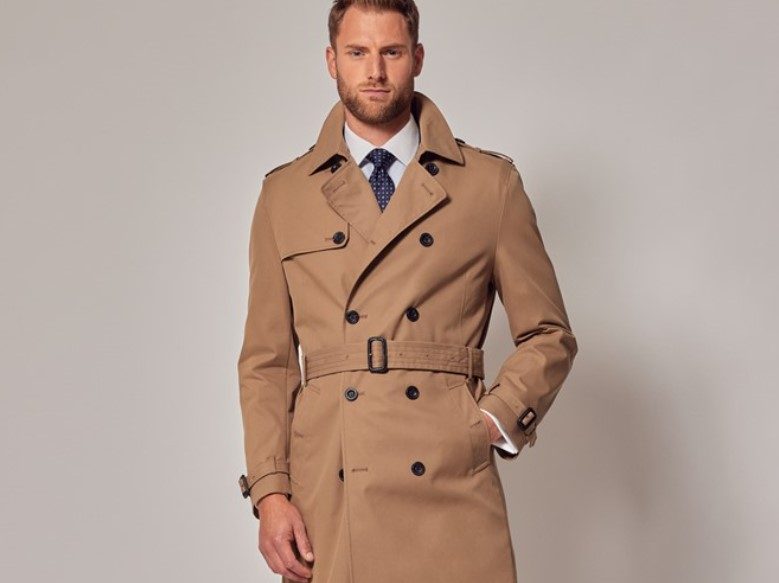 Hawes & Curtis Khaki Trench