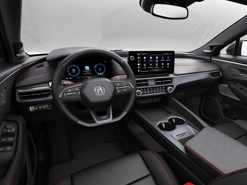 Interior shot of 2024 Acura ZDX A-Spec.