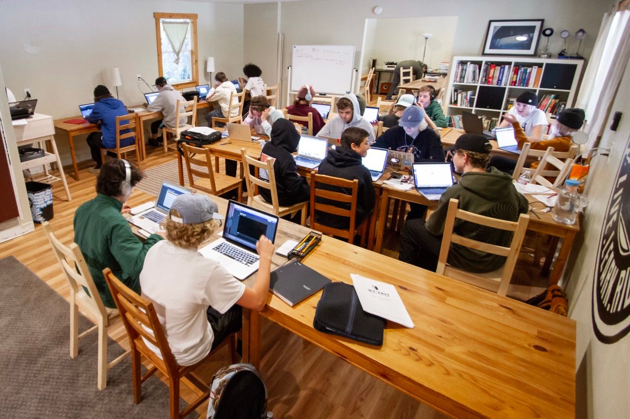 Wy'East Academy classroom
