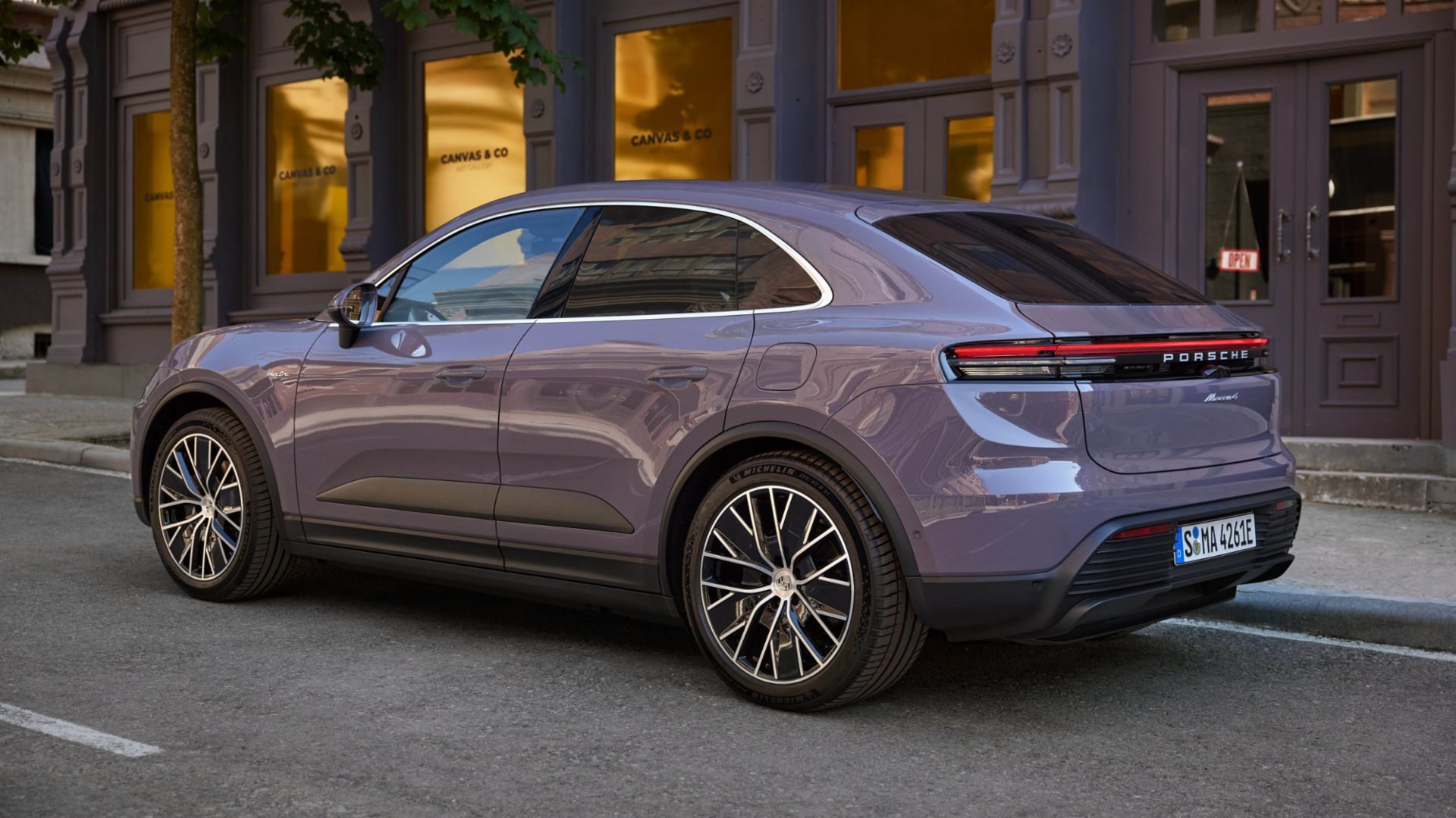 Electric Macan rear