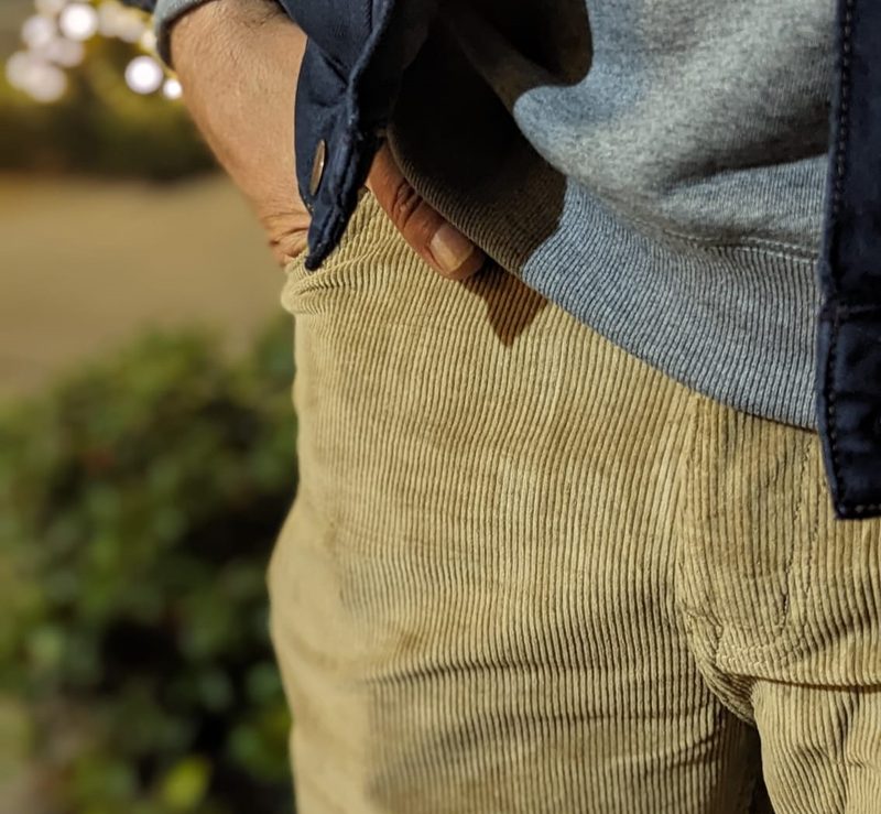 Man in corduroys