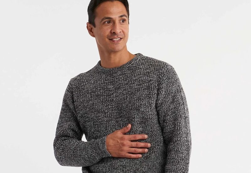 Man wearing Ash& Erie Knit