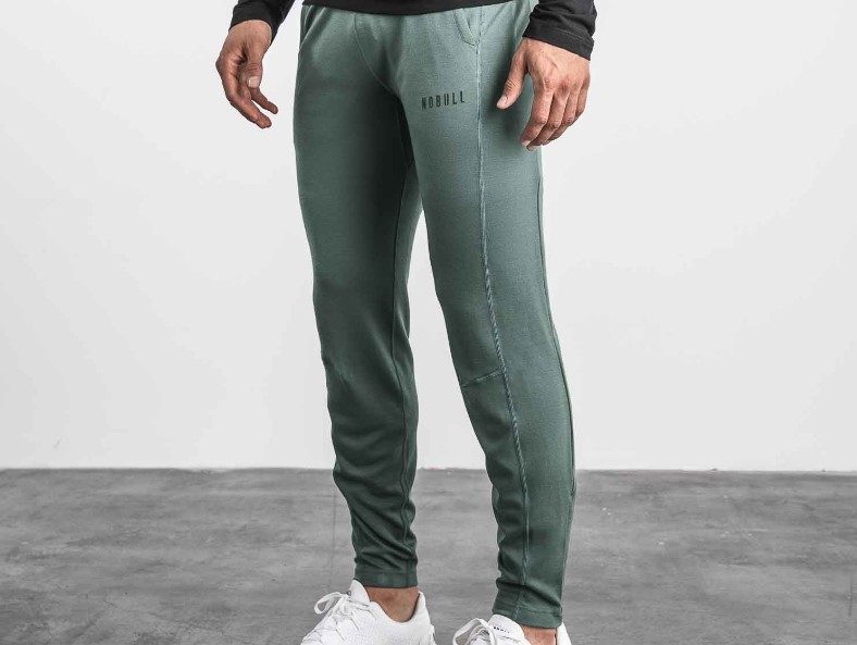 Man wearing NOBULL Merino Wool Track Pant