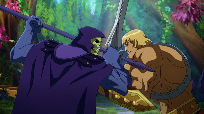 Skeletor and He-Man face off in Masters of the Universe: Revelation.