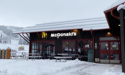 The McSki in Sweden during ski season.
