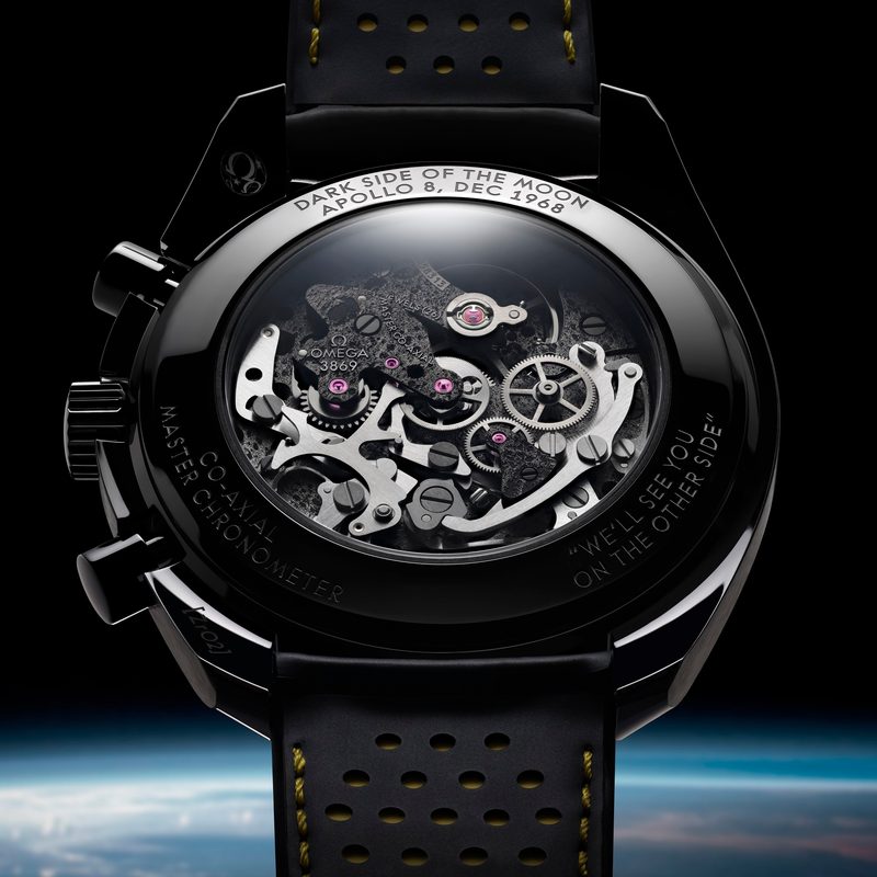 OMEGA Speedmaster Dark Side of the Moon Apollo 8 caseback
