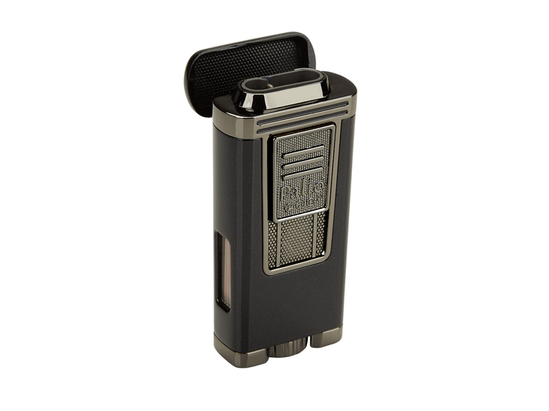 Palio Pro Polaris torch luxury lighter with top open