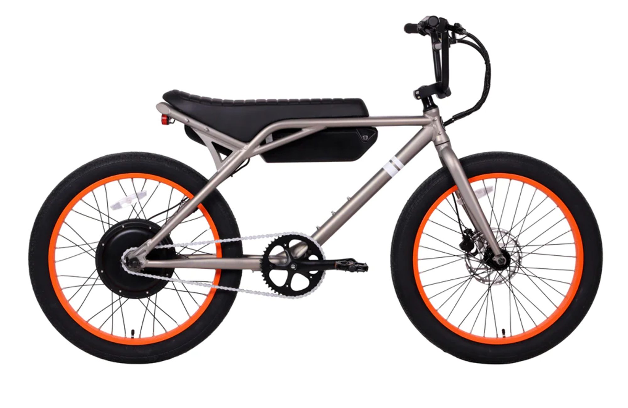 Sole e-24 electric bike in the el Tigre colorway against a white background.
