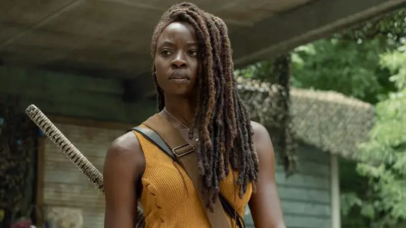 Danai Gurira in The Walking Dead.