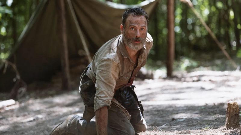 Rick Grimes in The Walking Dead season 9.