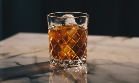 Whiskey in a glass