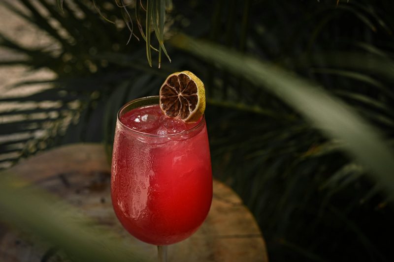 Mezcal cocktail