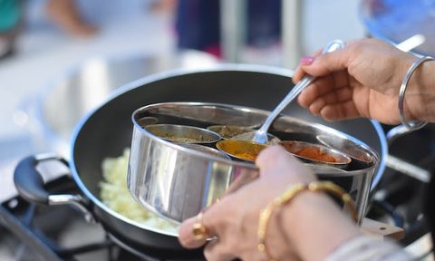 multiple indian spices