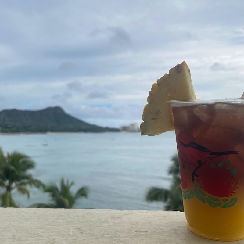 Sheraton Waikiki lanai.