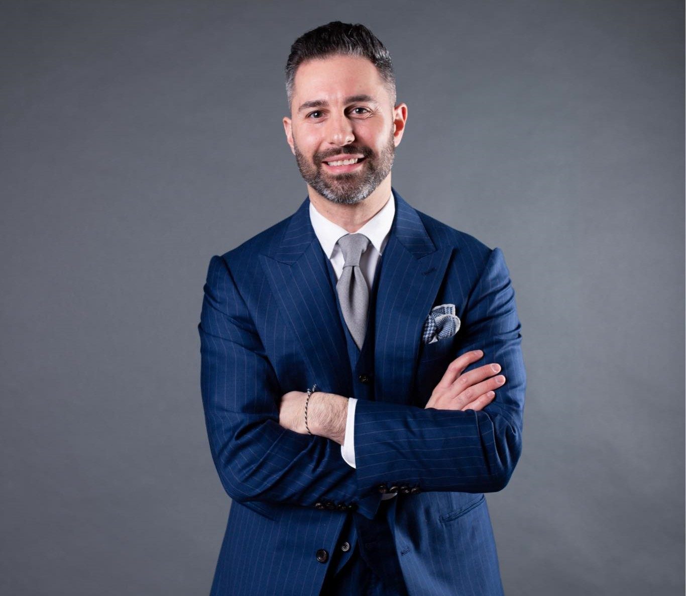 Man in Peak Lapel