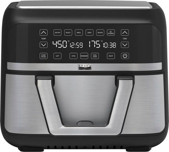 The Bella Pro Series Digital Air Fryer with Dual Flex Basket