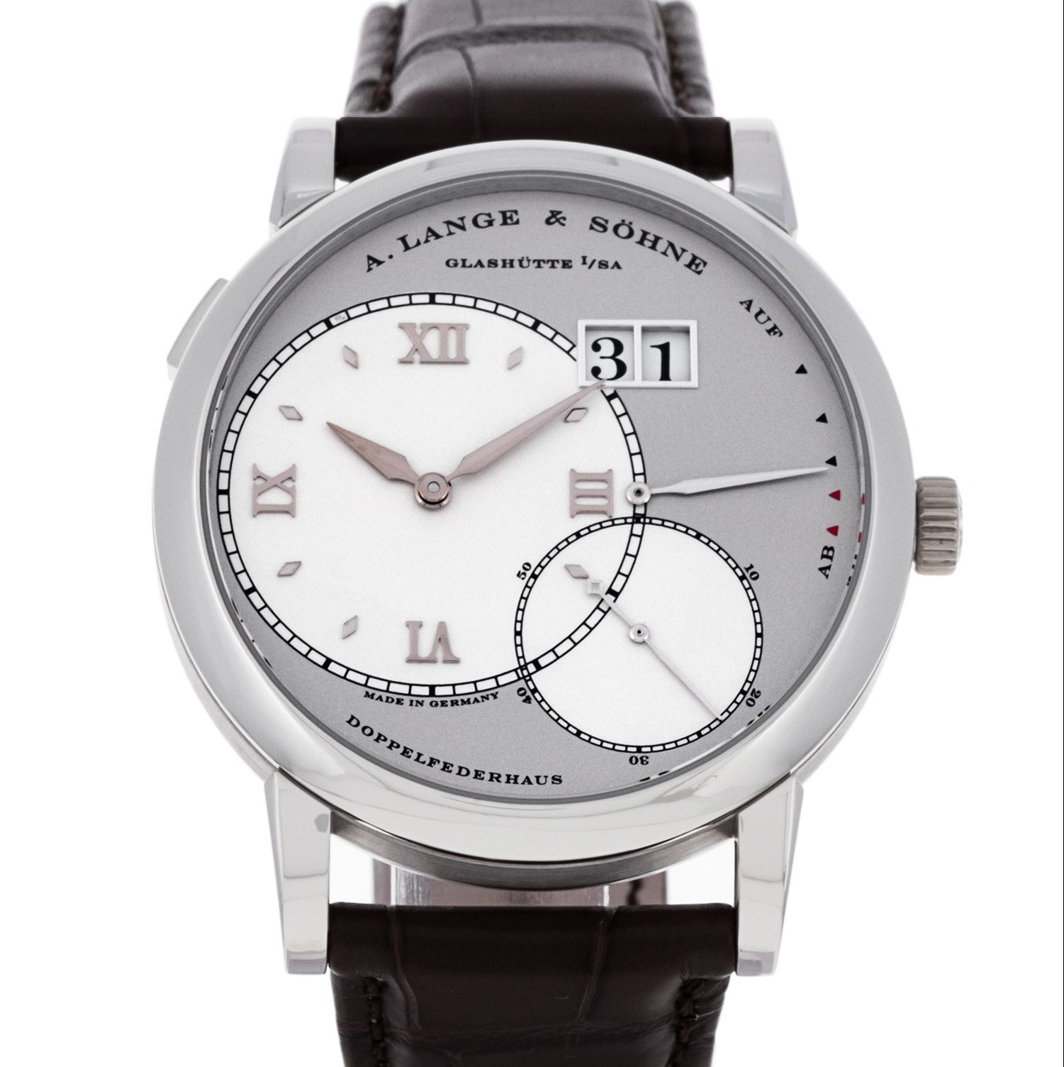 The A. Longe And Sohne Grande Lange 1 watch.