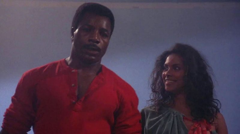 Carl Weathers and Vanity in Action Jackson.