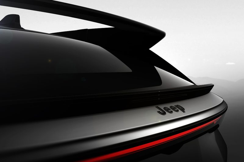 All-Electric Jeep Wagoneer S rear hatch.