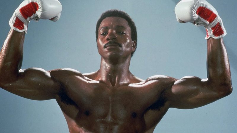 Carl Weathers as Apollo Creed in a promo picture for Rocky.