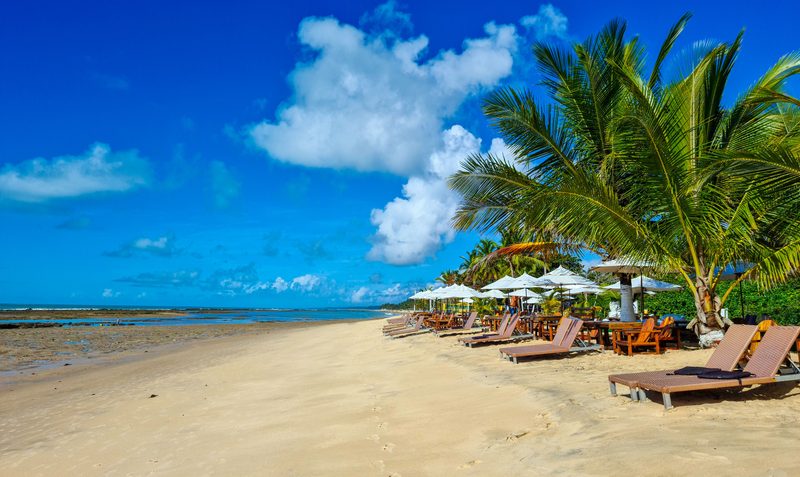 Arraial d'Ajuda is a district of the Brazilian municipality of Porto Seguro, on the coast of the state of Bahia.