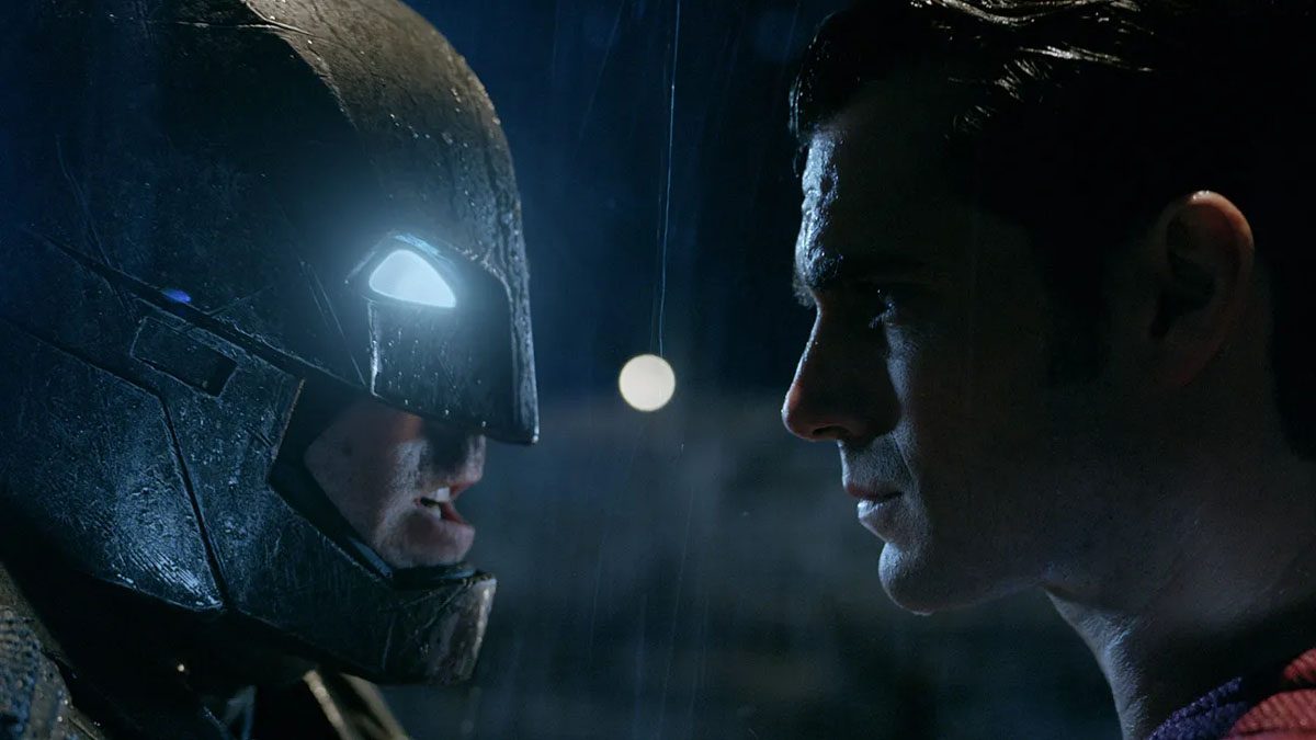 Ben Affleck and Henry Cavill in Batman v Superman: Dawn of Justice.