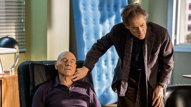 Patrick Stewart and Richard Lewis in Blunt Talk.