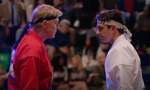 William Zabka and Ralph Macchio in Cobra Kai.