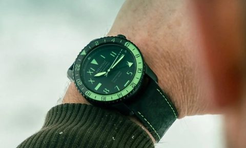 Bremont x Bamford Supermarine GMT on wrist