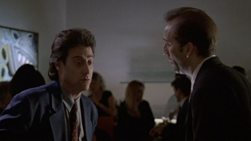 Richard Lewis and Nicolas Cage in Leaving Las Vegas.