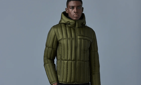 mackage down jacket deals february 2024 peter on model