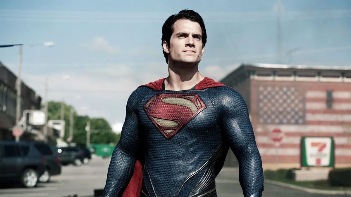 Henry Cavill as Superman in Man of Steel.