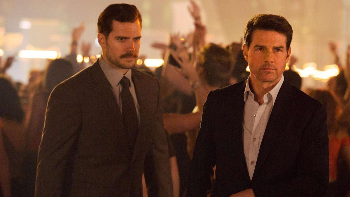 Henry Cavill and Tom Cruise in Mission: Impossible – Fallout.
