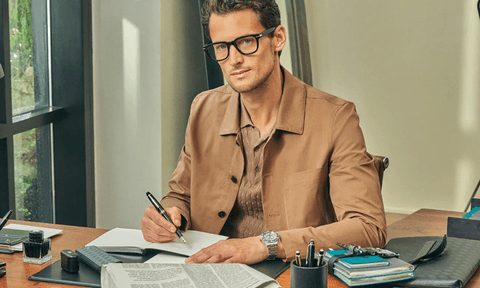 Montblanc pen, desk