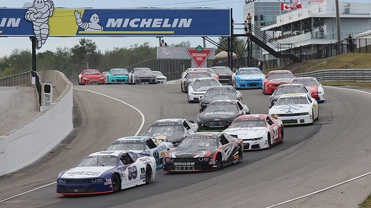 NASCAR Pinty's Series at Canadian Tire Motorsport Park.